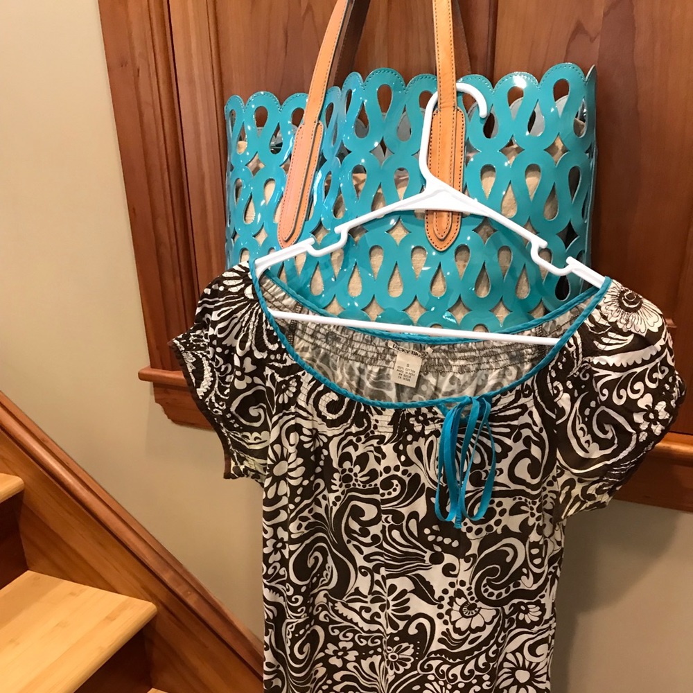 Lucky brand dress Sz S w/ tote bag fr Nordstrom!!
